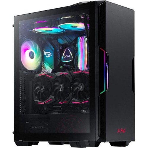 Корпус ATX W/O PSU BLACK STARKER-BKCWW ADATA