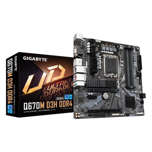 Материнська плата GIGABYTE Q670 S1700 MATX Q670M D3H DDR4