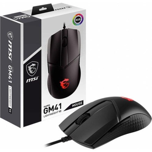 Mишка дротова, MSI CLUTCH GM41 LIGHTWEIGHT V2 USB OPTICAL GAMING