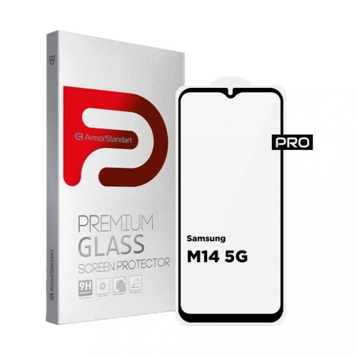 Захисне скло ArmorStandart Pro для Samsung M14 5G (M146) Black (ARM66667)