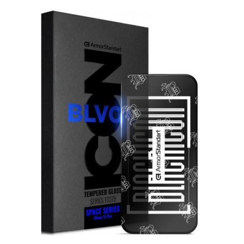 Захисне скло ArmorStandart Space Black Icon для Apple iPhone 15 Plus Black (ARM68226)