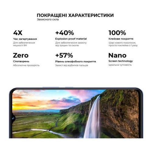 Захисне скло ArmorStandart Pro для Vivo Y02 Black (ARM66005)