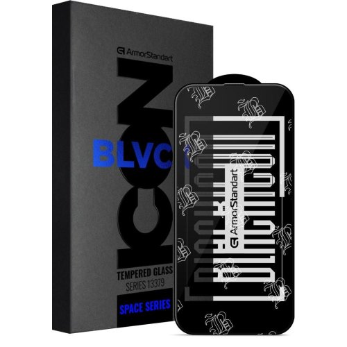 Захисне скло ArmorStandart Space Black Icon для Apple iPhone 14 Pro (ARM63562)