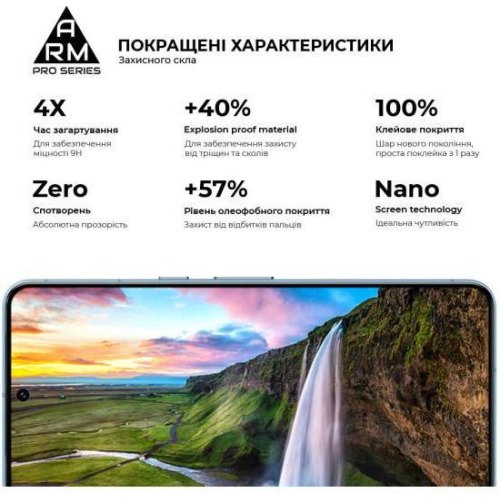Захисне скло ArmorStandart Pro для Google Pixel 8 Black (ARM72907)