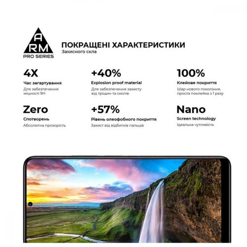 Захисне скло ArmorStandart Pro для Xiaomi Redmi Note 11 / Note 11s Black (ARM60458)
