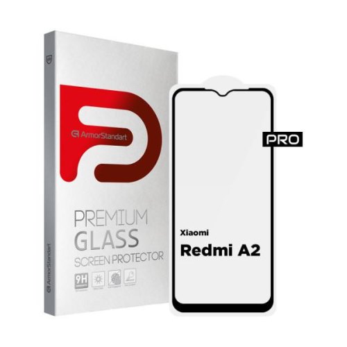 Захисне скло ArmorStandart Pro для Xiaomi Redmi A2 / A2+ Black (ARM66569)