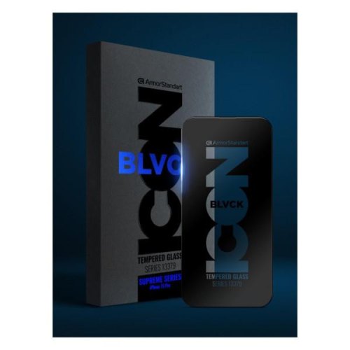 Захисне скло ArmorStandart Supreme Black Icon 3D для Apple iPhone 15 Black (ARM68221)