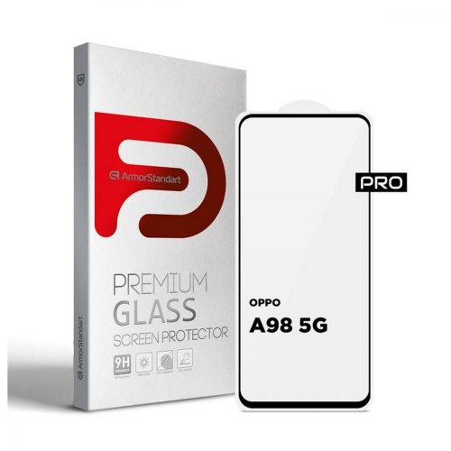 Захисне скло ArmorStandart Pro для OPPO A98 5G Black (ARM68580)
