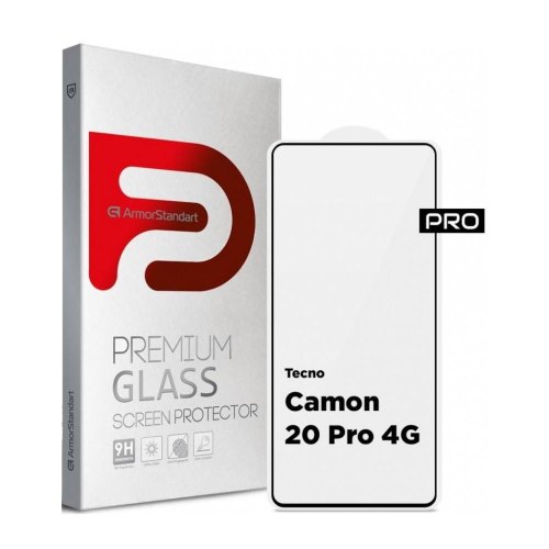 Захисне скло ArmorStandart Pro для Tecno Camon 20 Pro 4G Black (ARM68940)