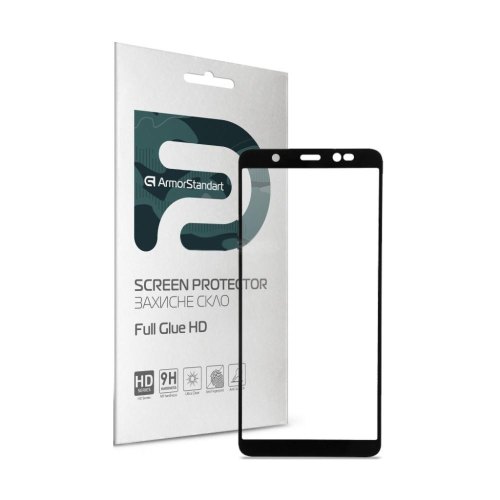 Захисне скло ArmorStandart Full Glue HD для Tecno POP 4 (BС2) Black (ARM65103)