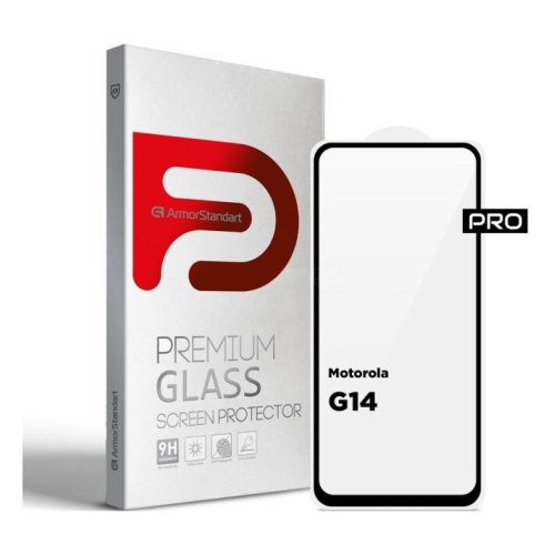 Захисне скло ArmorStandart Pro для Motorola G14 Black (ARM70465)