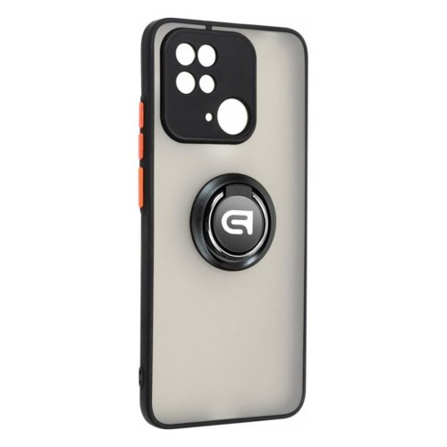 Чохол-накладка ArmorStandart Frosted Matte Ring для Xiaomi Redmi 10C Black (ARM68366)