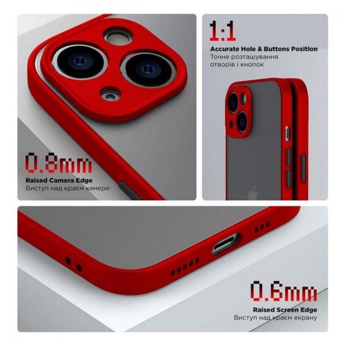 Чохол-накладка ArmorStandart Frosted Matte для Samsung A24 4G (A245) Red (ARM68563)
