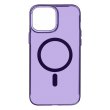 Чохол-накладка ArmorStandart Y23 MagSafe для Apple iPhone 14 Pro Max Transparent Purple (ARM68338)