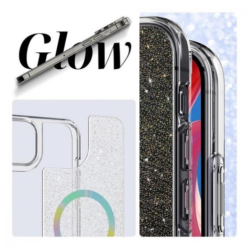 Чохол-накладка ArmorStandart Glow Magsafe для Apple iPhone 14 Pro Max Transparent (ARM69725)