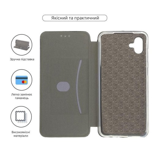 Чохол-книжка ArmorStandart G-Case Leather для Samsung A04 (A045) Black (ARM67526)