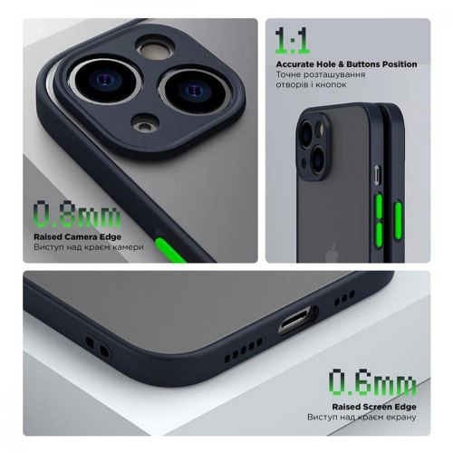 Чохол-накладка ArmorStandart Frosted Matte для Xiaomi Redmi 9C / 10A Navy Blue (ARM70491)