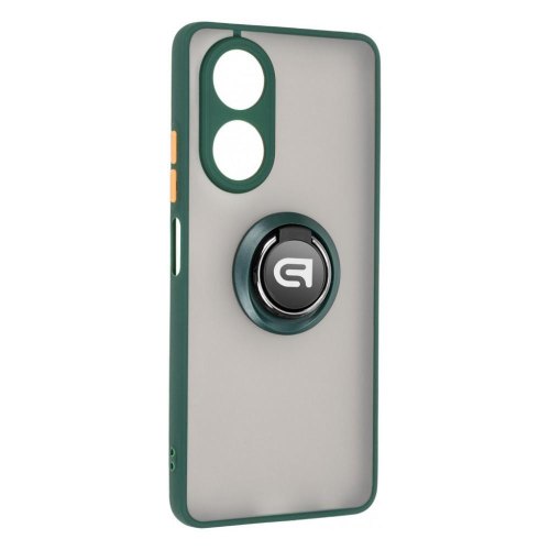 Чохол-накладка ArmorStandart Frosted Matte Ring для Samsung S23 FE 5G (SM-S711) Dark Green (ARM72714)