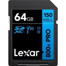 MicroSDHC LEXAR 64GB UHS-I (LSD0800P064G-BNNNG)