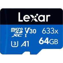 MicroSDHC LEXAR 64GB UHS-I (LMS0633064G-BNNNG)