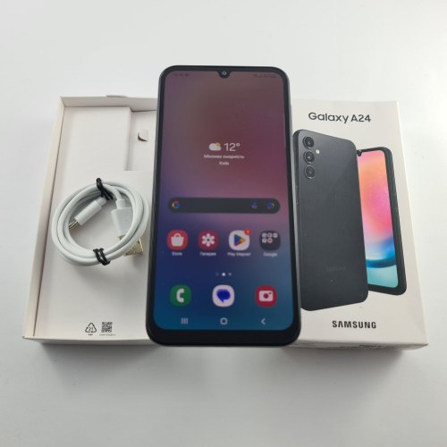 Смартфон Samsung Galaxy A24 128 GB Black USED **