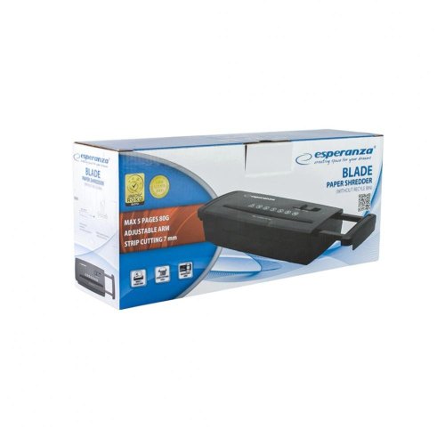 Знищювач документів Esperanza EN104 без кошика ShRedder EN104