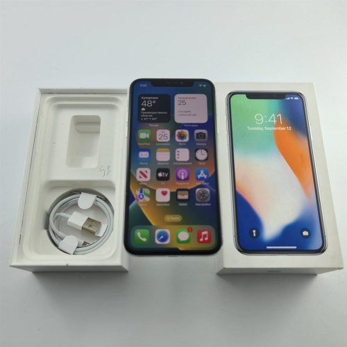 Смартфон Apple iPhone X 256 GB Silver USED **
