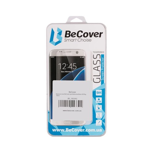 Захисне скло BeCover для Motorola Moto G9 Play Black (705245)