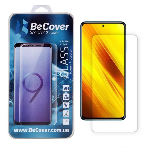 Захисне скло BeCover для Poco X3 / Poco X3 Pro / Poco M2 Pro Clear (705663)