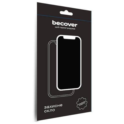 Захисне скло BeCover для Tecno Pop 7 (BF6) Black (709264)