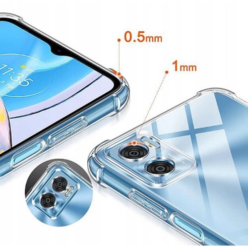 Чохол-накладка Anti-Shock BeCover для Motorola Moto E22/E22i Clear (709321)