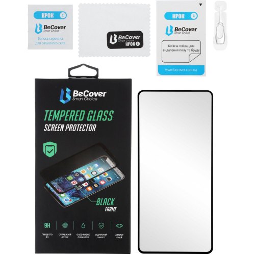 Захисне скло BeCover для Xiaomi Redmi Note 10 Pro Black (705995)
