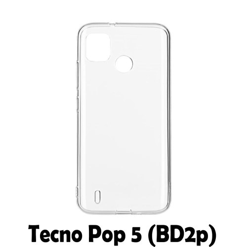 Силіконовий чохол BeCover для Tecno Pop 5 (BD2p) 2/32Gb Transparancy (707626)