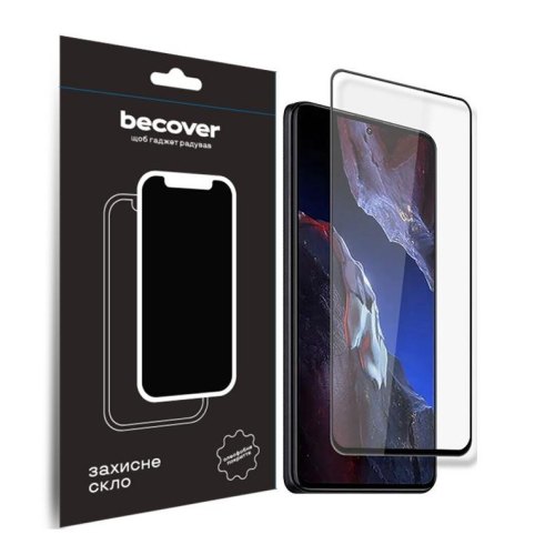 Захисне скло BeCover для Poco F5 Pro Black (709744)