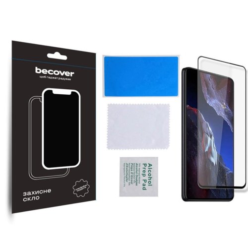 Захисне скло BeCover для Poco F5 Pro Black (709744)