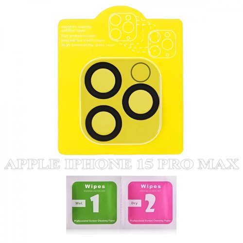 Захисне скло BeCover для камери Apple iPhone 15 Pro Max Black (709718)