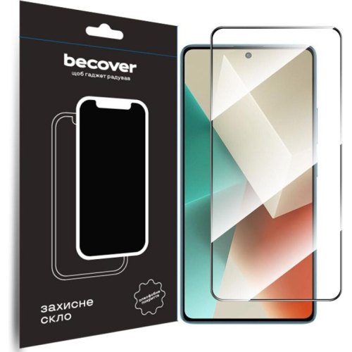 Захисне скло BeCover для Xiaomi Redmi Note 13 Pro Black (710364)
