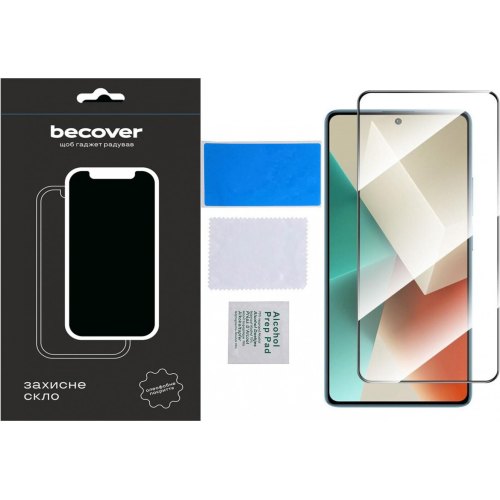 Захисне скло BeCover для Xiaomi Redmi Note 13 Pro Black (710364)