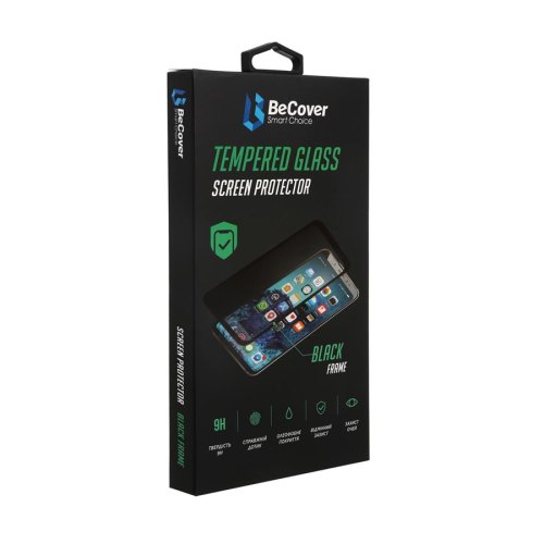 Захисне скло BeCover для Tecno Spark Go 2022 (KG5m) Black (708165)