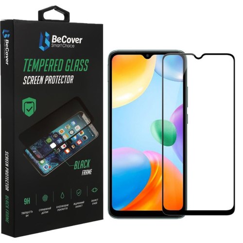 Захисне скло BeCover для Poco C40 Black (708170)