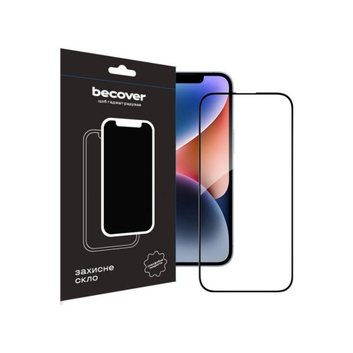 Захисне скло BeCover для Apple iPhone 15 Pro Max Black (710594)