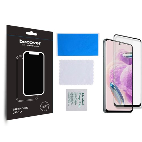 Захисне скло BeCover для Xiaomi Redmi Note 12S Black (709751)