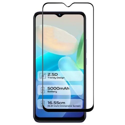 Захисне скло BeCover для Vivo Y02/Y02A Black (709275)