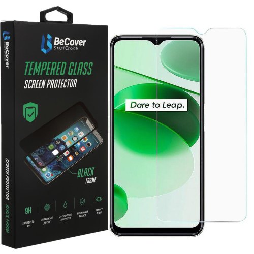 Захисне скло BeCover для Realme C35 3D Crystal Clear Glass (708129)