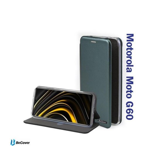 Чохол-книжка BeCover Exclusive для Motorola Moto G60 / G60s Dark Green (706997)