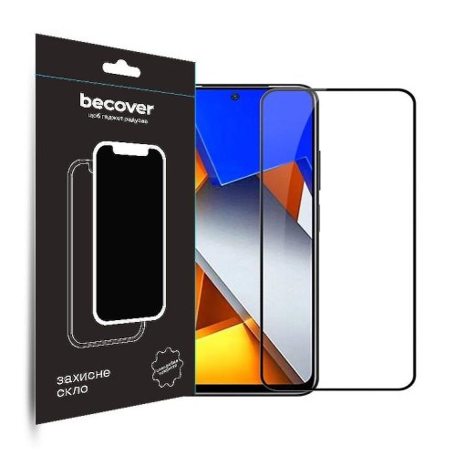 Захисне скло BeCover для Poco M4 Pro 4G Black (708590)