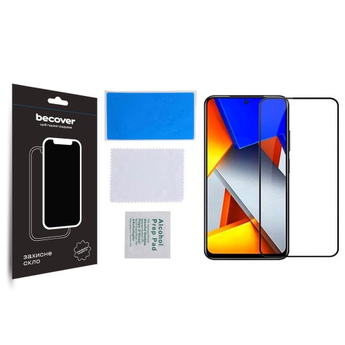 Захисне скло BeCover для Poco M4 Pro 4G Black (708590)