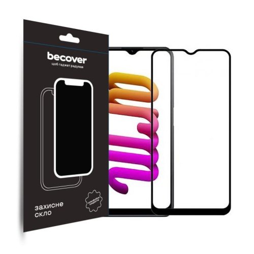 Захисне скло BeCover для Realme C30/C30s/C33 Black (708568)