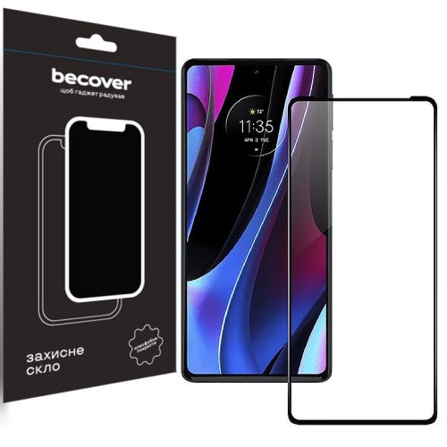 Захисне скло BeCover для Motorola Edge 30 Pro 5G Black (709178)