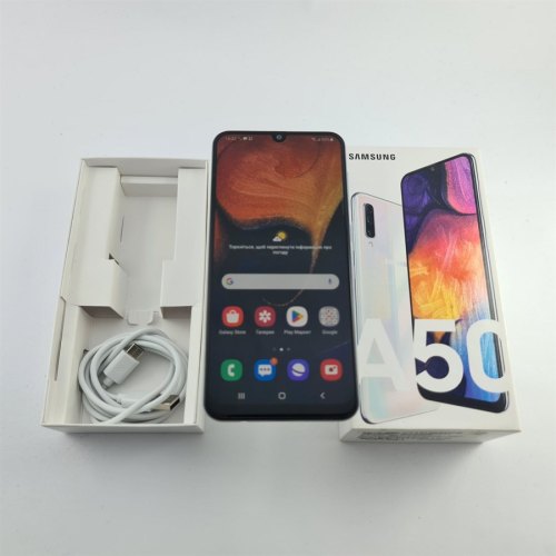 Смартфон Samsung Galaxy A50 128 GB White USED **